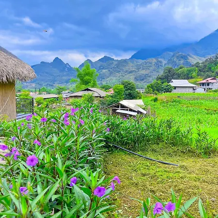 Du Gia Family Homestay & Coffee Lang Cac Экстерьер фото